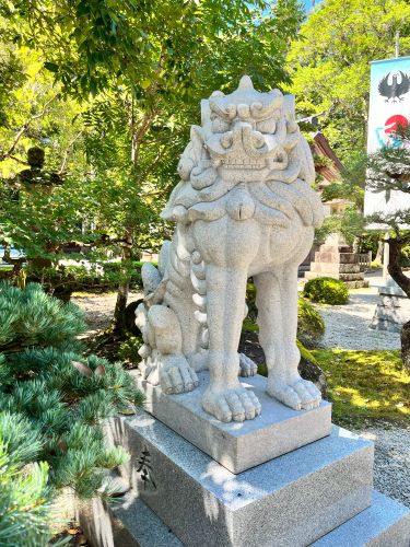 和歌山県　田辺市　熊野本宮大社　御朱印　狛犬