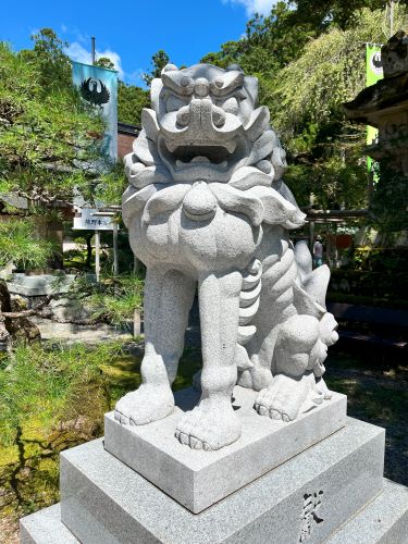 和歌山県　田辺市　熊野本宮大社　御朱印　狛犬
